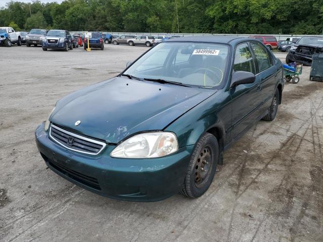 2HGEJ661XYH575219 - 2000 HONDA CIVIC BASE  photo 2