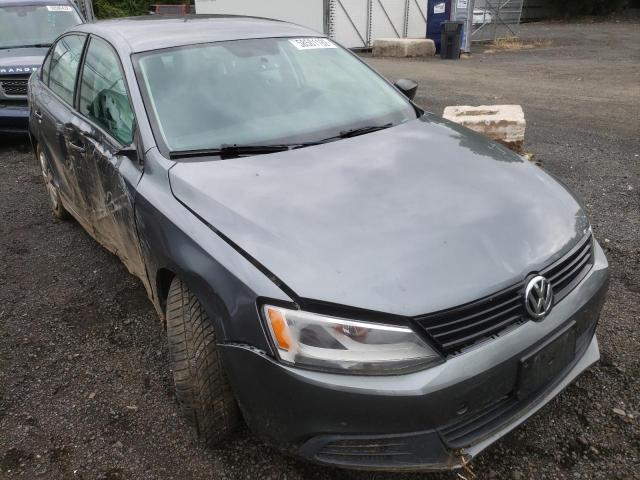 3VW2K7AJ7DM211313 - 2013 VOLKSWAGEN JETTA BASE GRAY photo 1