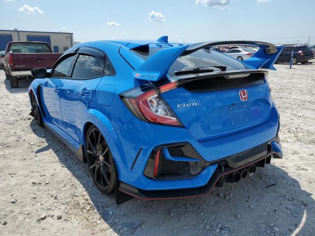 SHHFK8G76MU201526 - 2021 HONDA CIVIC TYPE BLUE photo 3