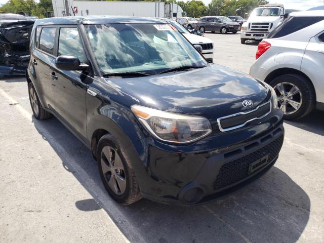 KNDJN2A24F7204799 - 2015 KIA SOUL BLACK photo 1