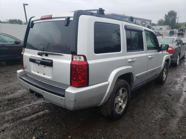 1J4RG4GKXAC128080 - 2010 JEEP COMMANDER ვერცხლისფერი ფოტო 4