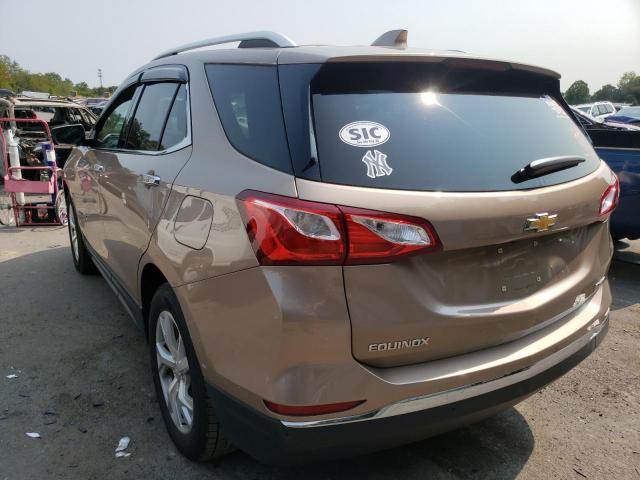 2GNAXMEV7J6160680 - 2018 CHEVROLET EQUINOX PR BROWN photo 3