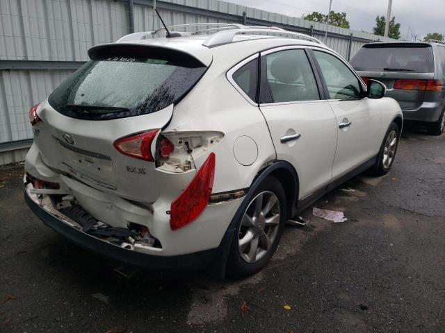 JNKAJ09F28M354260 - 2008 INFINITI EX35 BASE WHITE photo 4