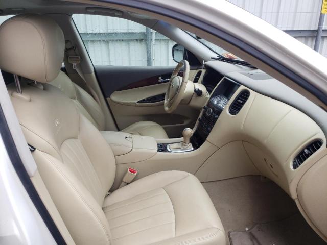 JNKAJ09F28M354260 - 2008 INFINITI EX35 BASE WHITE photo 5