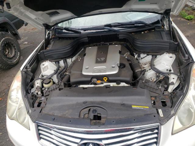 JNKAJ09F28M354260 - 2008 INFINITI EX35 BASE WHITE photo 7
