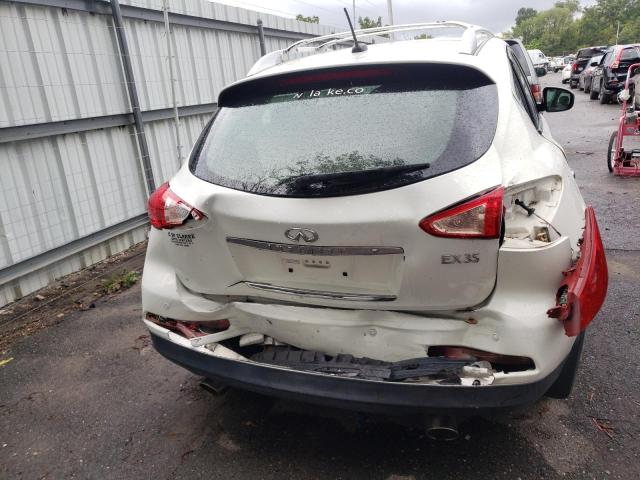 JNKAJ09F28M354260 - 2008 INFINITI EX35 BASE WHITE photo 9