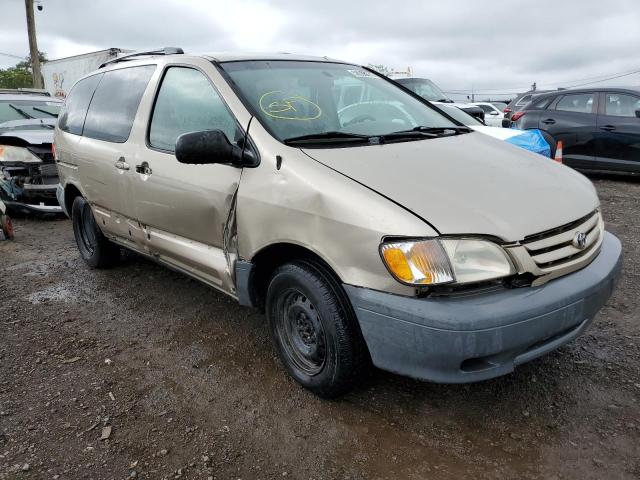 4T3ZF13C81U354346 - 2001 TOYOTA SIENNA LE TAN photo 1