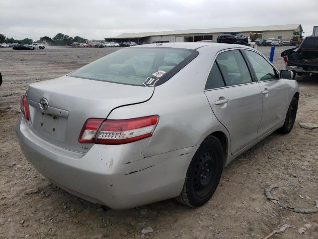 4T1BF3EK9AU004458 - 2010 TOYOTA CAMRY BASE SILVER photo 4