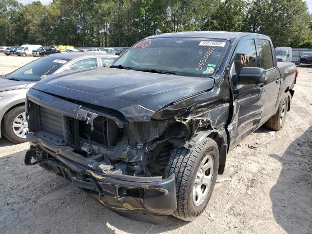 1N6AA1EK2HN516292 - 2017 NISSAN TITAN S BLACK photo 2