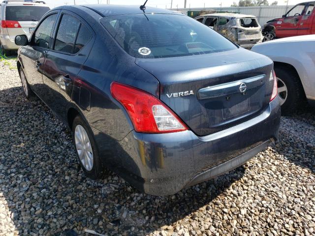 3N1CN7AP4FL812953 - 2015 NISSAN VERSA S BLACK photo 3