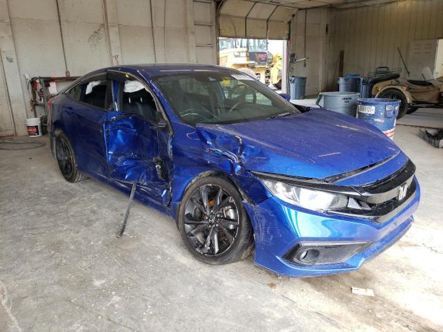 19XFC2F84LE022637 - 2020 HONDA CIVIC SPOR BLUE photo 1