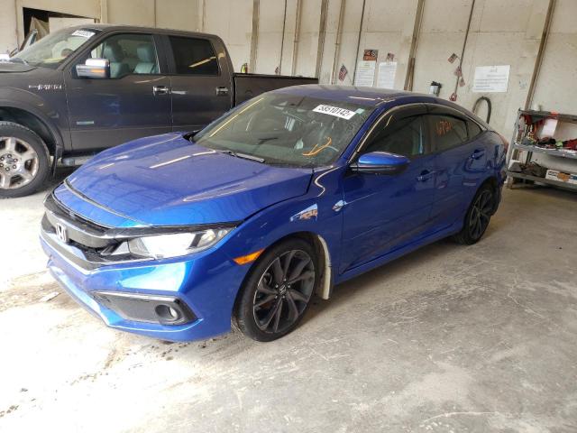 19XFC2F84LE022637 - 2020 HONDA CIVIC SPOR BLUE photo 2
