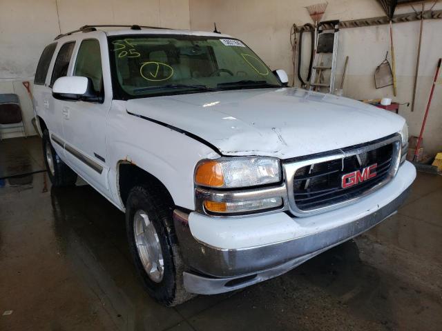 1GKEK13T85J109971 - 2005 GMC YUKON WHITE photo 1