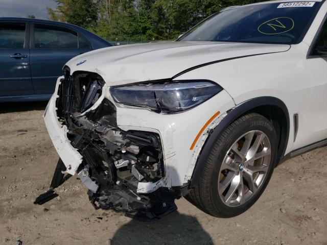 5UXCR6C0XN9J77531 - 2022 BMW X5 XDRIVE4 WHITE photo 9