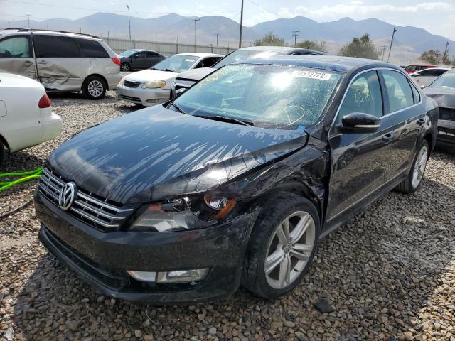 1VWBN7A33DC106424 - 2013 VOLKSWAGEN PASSAT SE BLACK photo 2