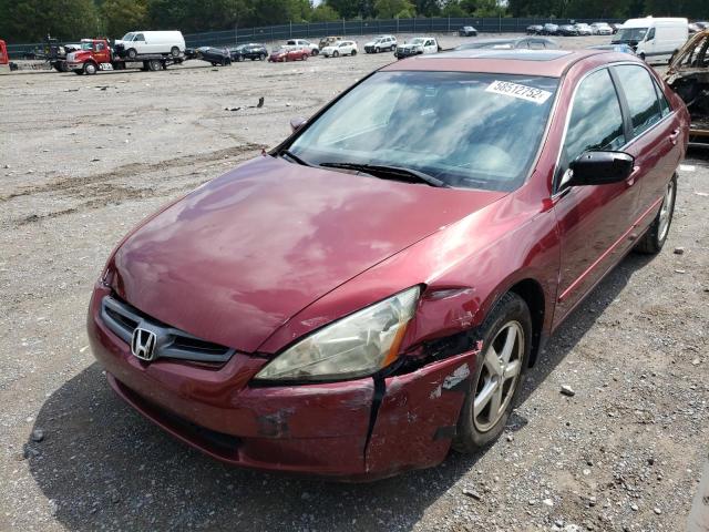 1HGCM56815A131954 - 2005 HONDA ACCORD EX BURGUNDY photo 2