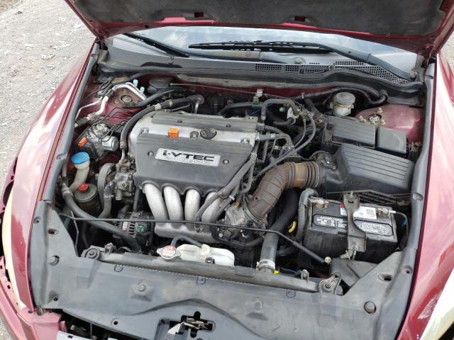 1HGCM56815A131954 - 2005 HONDA ACCORD EX BURGUNDY photo 7