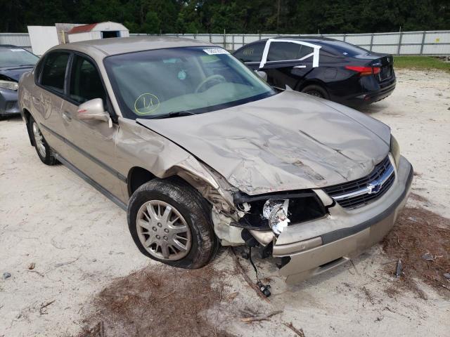 2G1WF52E639374114 - 2003 CHEVROLET IMPALA BEIGE photo 1