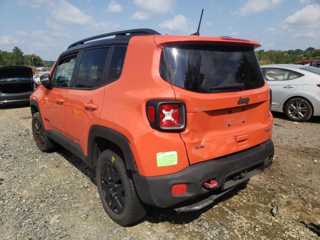 ZACCJBCBXJPG83159 - 2018 JEEP RENEGADE T ORANGE photo 3