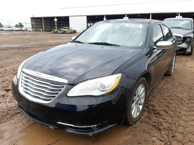 1C3CCBCG3DN629595 - 2013 CHRYSLER 200 LIMITE BLACK photo 2