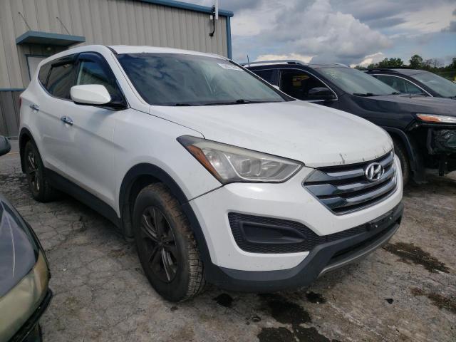 5XYZT3LB2DG046121 - 2012 HYUNDAI SANTA FE S WHITE photo 1