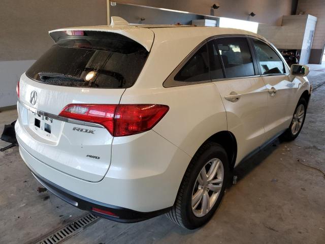 5J8TB4H36FL004981 - 2015 ACURA RDX WHITE photo 4