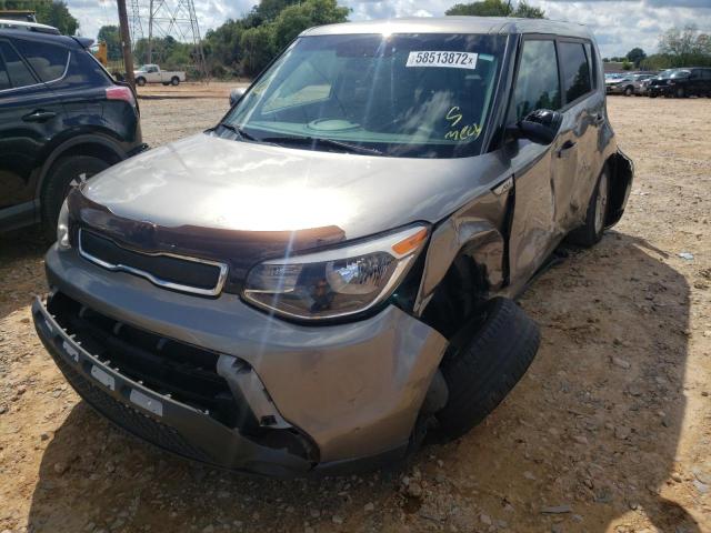 KNDJN2A26G7354656 - 2016 KIA SOUL GRAY photo 2