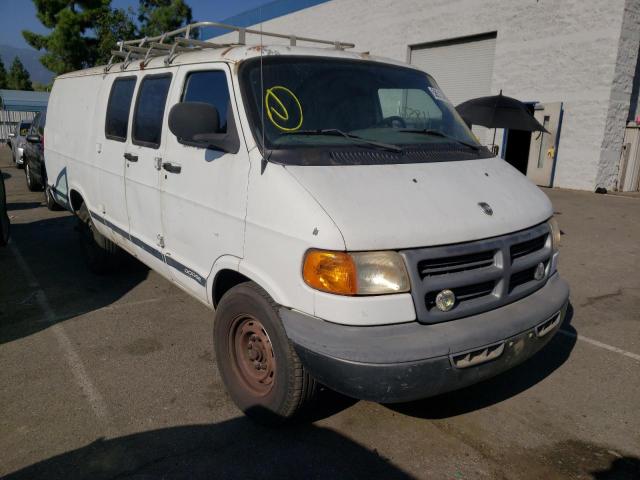 2B7KB31Z3YK117664 - 2000 DODGE RAM VAN B3 WHITE photo 1