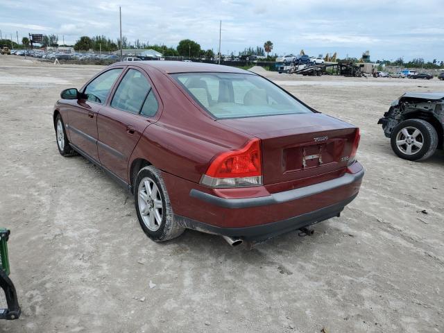 YV1RS58DX12007396 - 2001 VOLVO S60 2.4T BURGUNDY photo 3