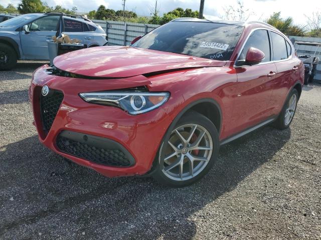 ZASPAKAN2K7C50164 - 2019 ALFA ROMEO STELVIO RED photo 2