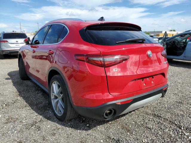 ZASPAKAN2K7C50164 - 2019 ALFA ROMEO STELVIO RED photo 3