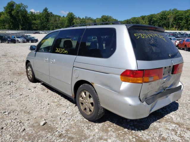 5FNRL18614B011366 - 2004 HONDA ODYSSEY EX SILVER photo 3