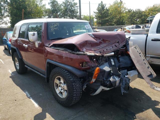 JTEBU11F18K008674 - 2008 TOYOTA FJ CRUISER BURGUNDY photo 1