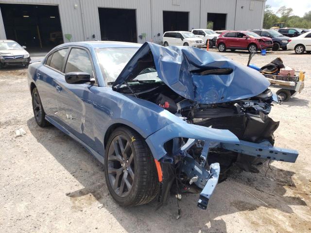 2C3CDXHG9LH228899 - 2020 DODGE CHARGER GT BLUE photo 1