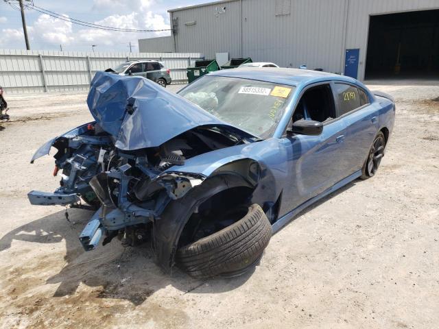 2C3CDXHG9LH228899 - 2020 DODGE CHARGER GT BLUE photo 2