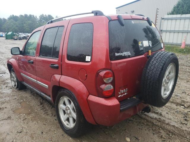 1J4GL58K87W506220 - 2007 JEEP LIBERTY RED photo 3