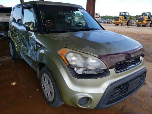 KNDJT2A54D7585809 - 2013 KIA SOUL GREEN photo 1