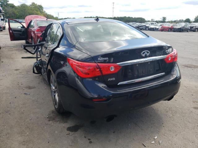 JN1EV7AR1HM836484 - 2017 INFINITI Q50 PREMIU BLACK photo 3