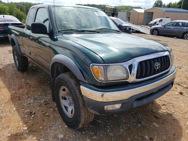 5TEWN72N21Z824550 - 2001 TOYOTA TACOMA XTR GREEN photo 1