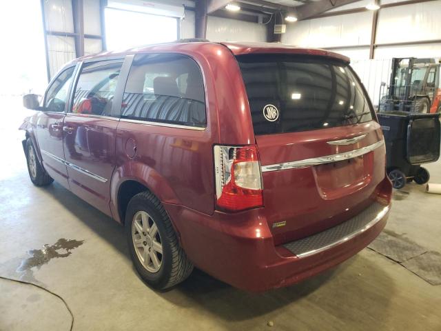 2C4RC1BG0CR288840 - 2012 CHRYSLER TOWN & COU RED photo 3