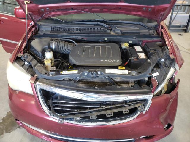 2C4RC1BG0CR288840 - 2012 CHRYSLER TOWN & COU RED photo 7