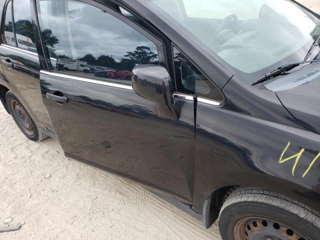 3N1BC11EX8L405011 - 2008 NISSAN VERSA S BLACK photo 9