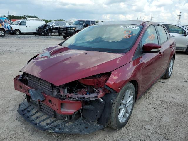 1FADP3F22HL342136 - 2017 FORD FOCUS SE RED photo 2