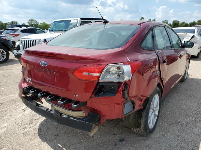 1FADP3F22HL342136 - 2017 FORD FOCUS SE RED photo 4