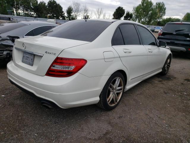 WDDGF8FB0CA686498 - 2012 MERCEDES-BENZ C 250 4MAT WHITE photo 4