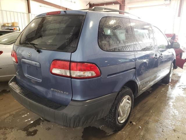 4T3ZF19C23U546520 - 2003 TOYOTA SIENNA LE BLUE photo 4