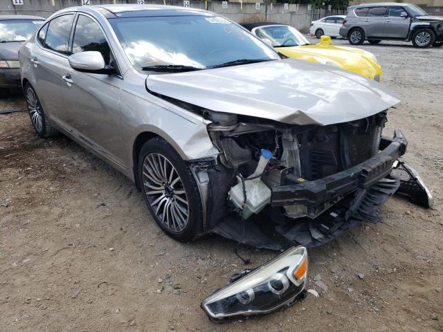 KNALN4D70E5126816 - 2014 KIA CADENZA PR SILVER photo 1