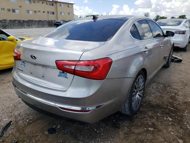 KNALN4D70E5126816 - 2014 KIA CADENZA PR SILVER photo 4