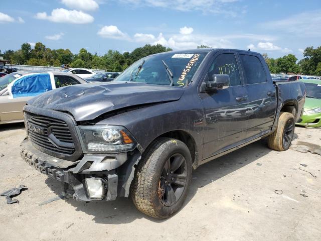 1C6RR6MT0JS173972 - 2018 RAM 1500 SPORT GRAY photo 2