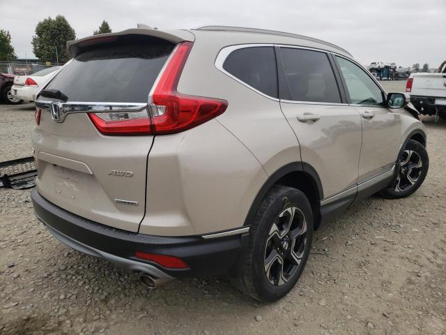 5J6RW2H96JL003581 - 2018 HONDA CR-V TOURI TAN photo 4